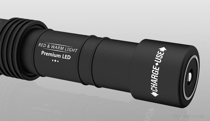 Фонарь Armytek Wizard WR Magnet USB (красно-белый)