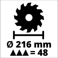 Торцовочная пила Einhell TE-SM 8 L Dual 4300866