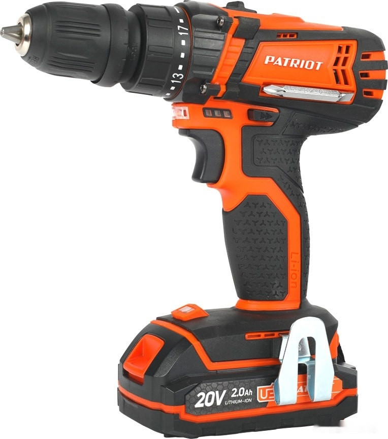 Дрель-шуруповерт Patriot BR 203UES 180201203 (с 2-мя АКБ, кейс)