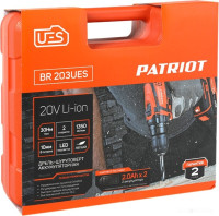 Дрель-шуруповерт Patriot BR 203UES 180201203 (с 2-мя АКБ, кейс)