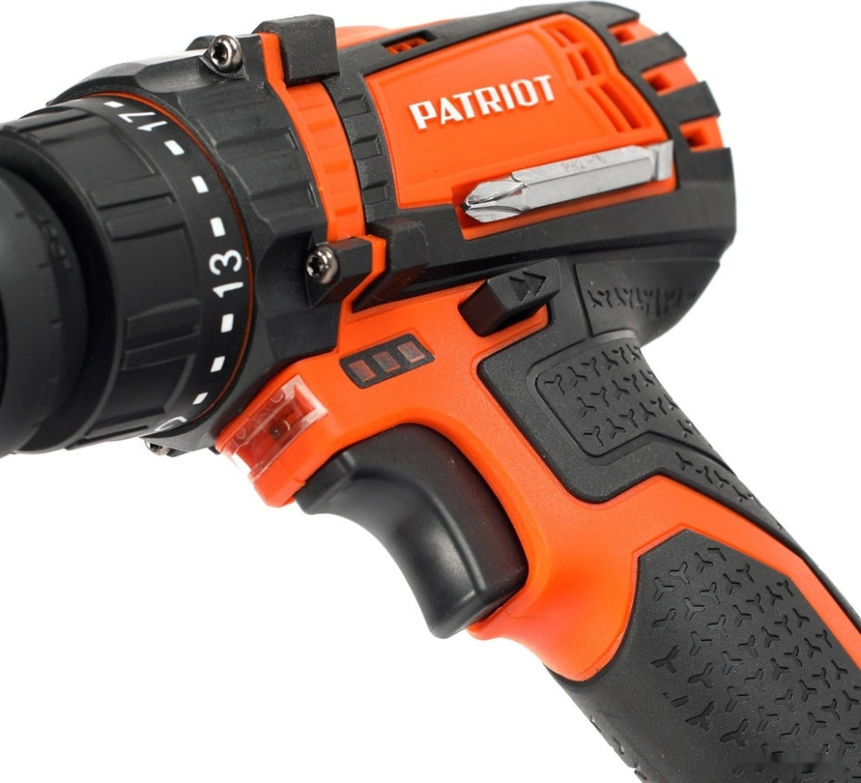 Дрель-шуруповерт Patriot BR 203UES 180201203 (с 2-мя АКБ, кейс) Дрель-шуруповерт Patriot BR 203UES 180201203 (с 2-мя АКБ, кейс)