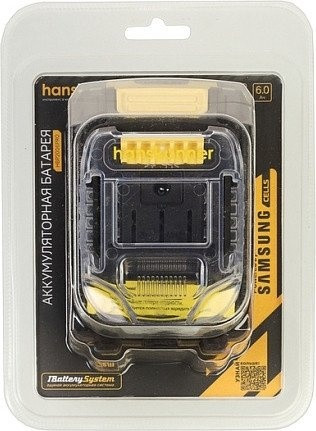 Аккумулятор для инструмента Hanskonner HBP2006PRO (18В/6 Ah) Аккумулятор для инструмента Hanskonner HBP2006PRO (18В/6 Ah)
