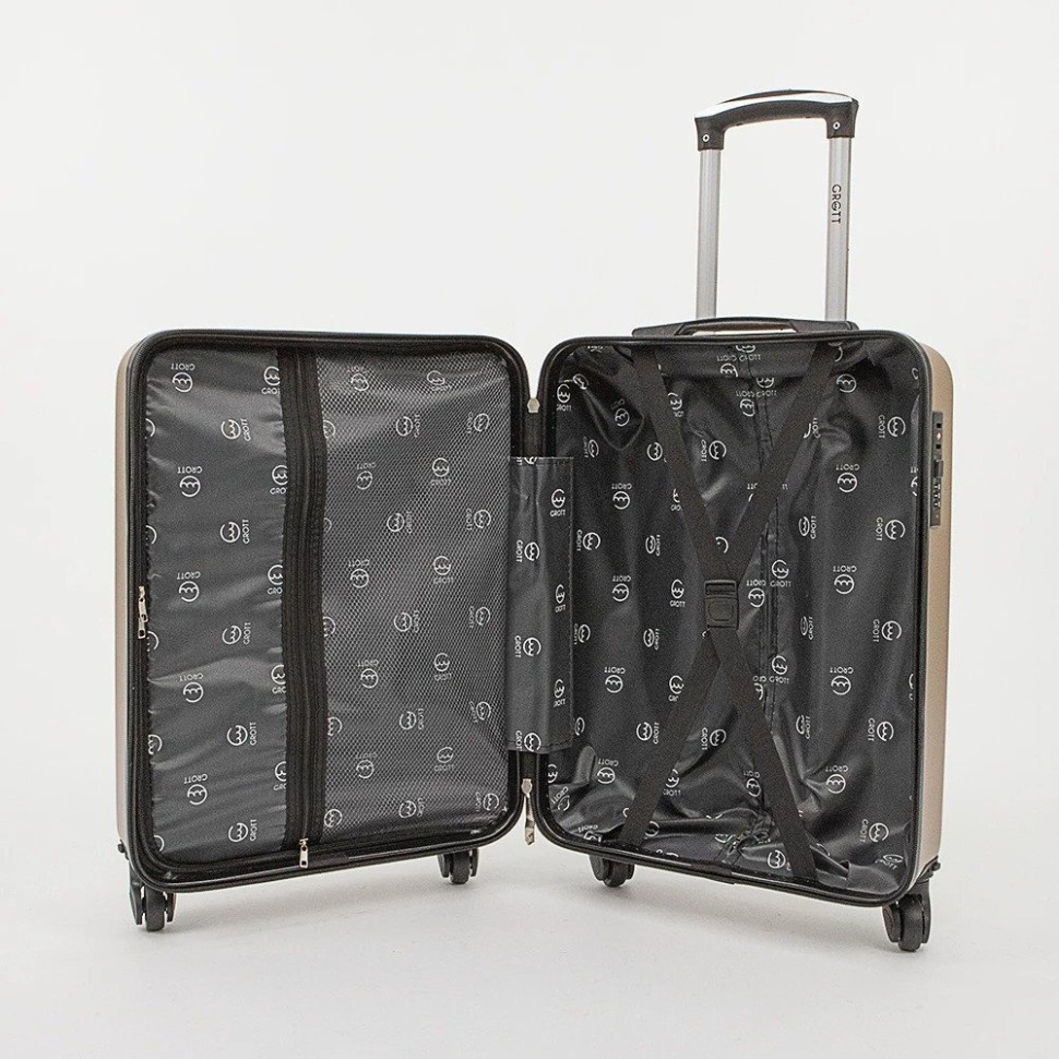 Чемодан Grott 340-619/3-20GLD (золотой) Чемодан Grott 340-619/3-20GLD (золотой)