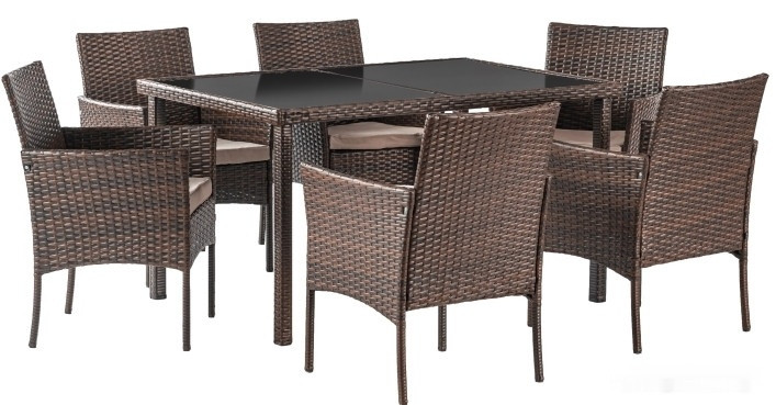 Обеденная группа Sundays Mateo SFS 012 (коричневый) Обеденная группа Sundays Mateo SFS 012 (коричневый)