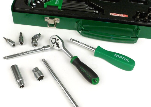 Набор торцевых головок Toptul GCAD7202 72 предмета Набор торцевых головок Toptul GCAD7202 72 предмета