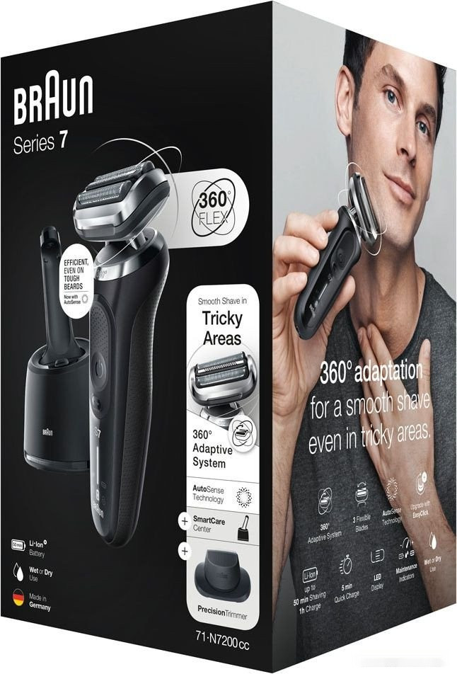 Электробритва мужская Braun Series 7 71-N7200cc