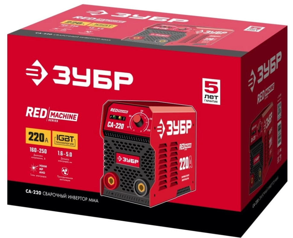 Сварочный инвертор ЗУБР СА-220 Сварочный инвертор ЗУБР СА-220