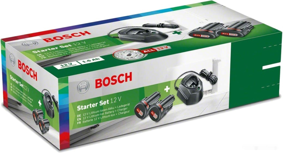Аккумулятор для инструмента Bosch 1600A01L3E (12В/1.5 Ah + 12В) Аккумулятор для инструмента Bosch 1600A01L3E (12В/1.5 Ah + 12В)