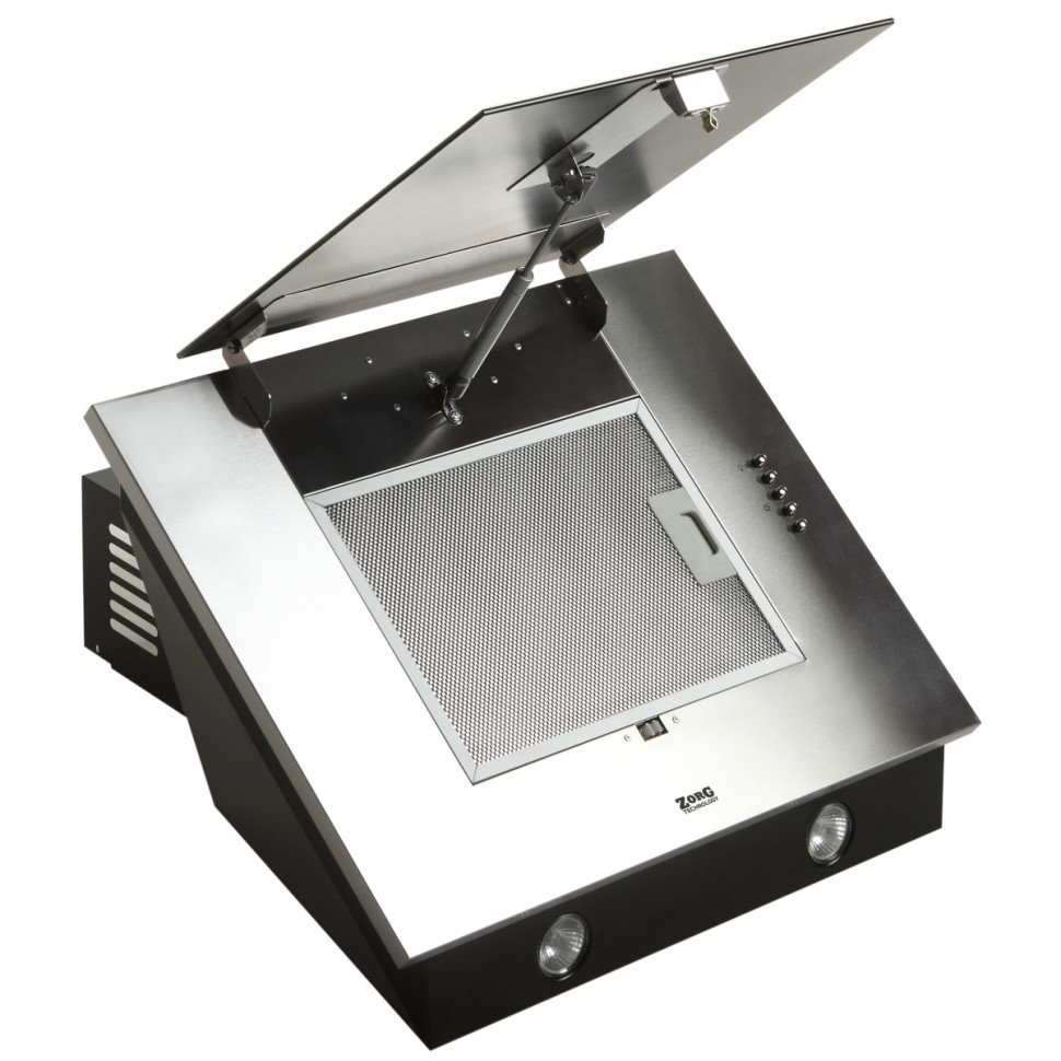 Вытяжка ZorG Technology Titan 750 50 M нержавейка + стекло черное