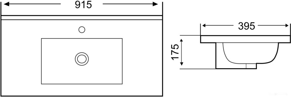 Умывальник Weltwasser Deilbach 7517-90 Умывальник Weltwasser Deilbach 7517-90