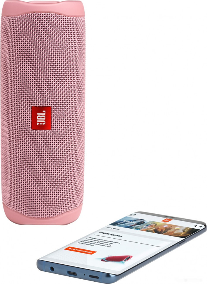 Портативная акустика JBL Flip 5 (розовый)