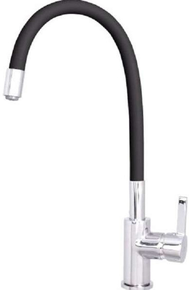 Смеситель Rubineta Flexy-33 (Black-Chrom)