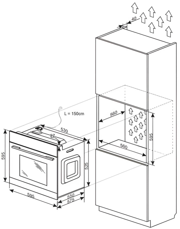 Духовой шкаф Hansa BOEW684721 Духовой шкаф Hansa BOEW684721