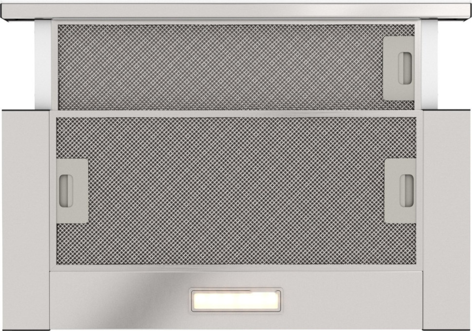 Вытяжка Elikor Интегра Glass 60Н-400-В2Д (нержавеющая сталь/белое стекло) (940981)