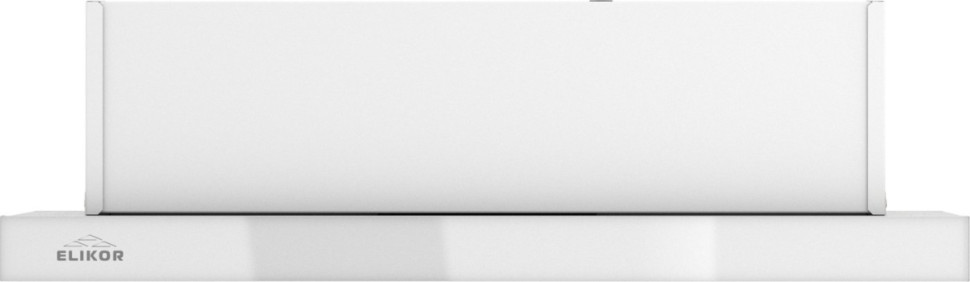 Вытяжка Elikor Интегра Glass 60Н-400-В2Д (нержавеющая сталь/белое стекло) (940981)