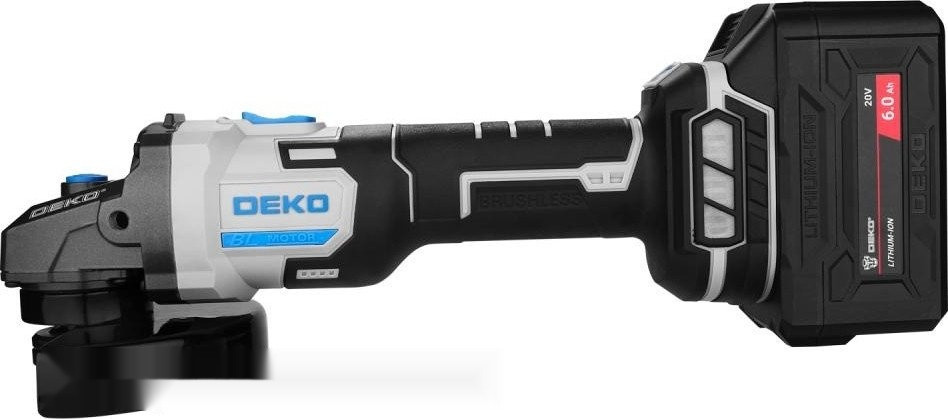 Угловая шлифмашина Deko DKAG20 PRO 085-1073 (с 1-им АКБ)