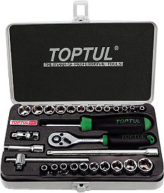 Набор торцевых головок Toptul GCAD2902 29 предметов