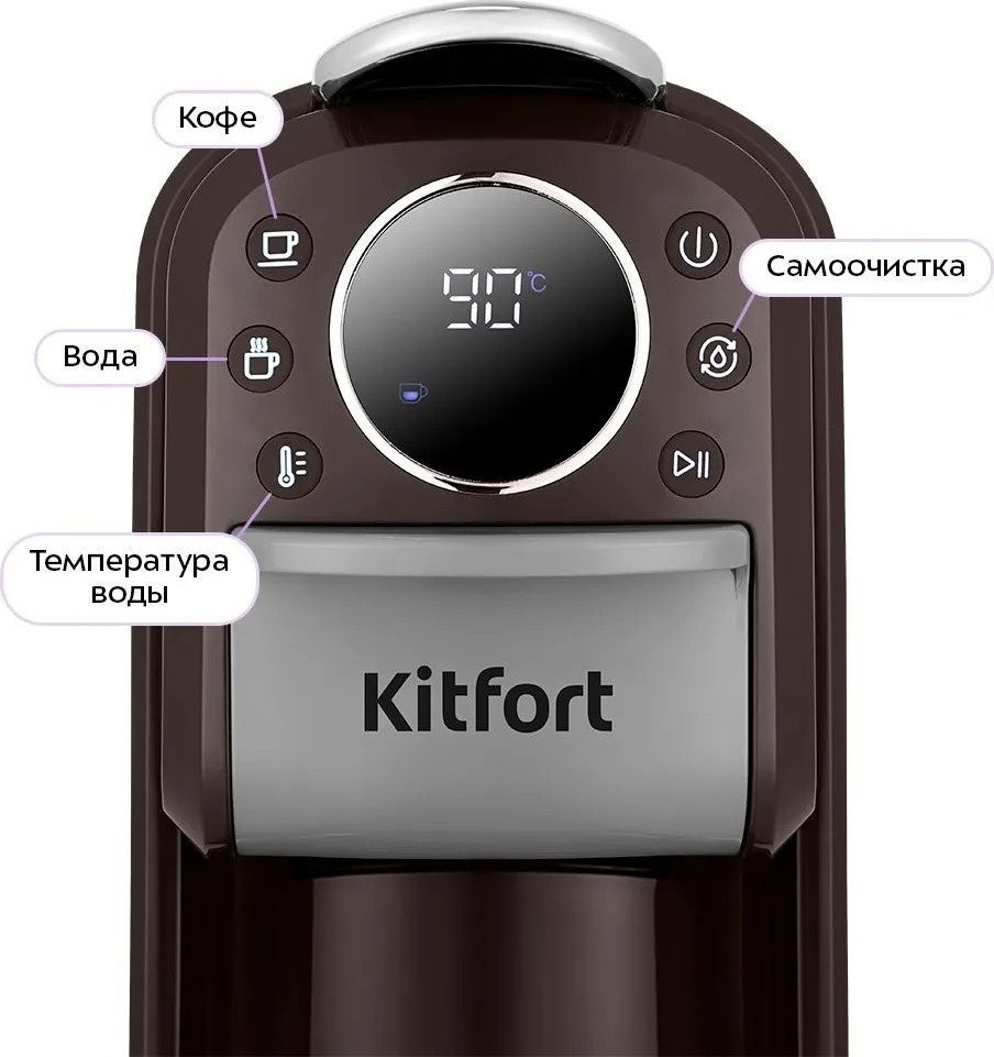 Капсульная кофеварка Kitfort KT-7656