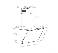 Вытяжка Schtoff Macau 60 (черный)