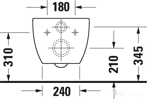 Унитаз Duravit Architec 45720900A1 Унитаз Duravit Architec 45720900A1