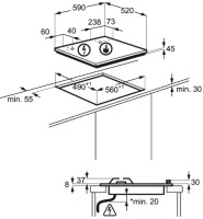 Варочная панель Electrolux GEE 363 MX