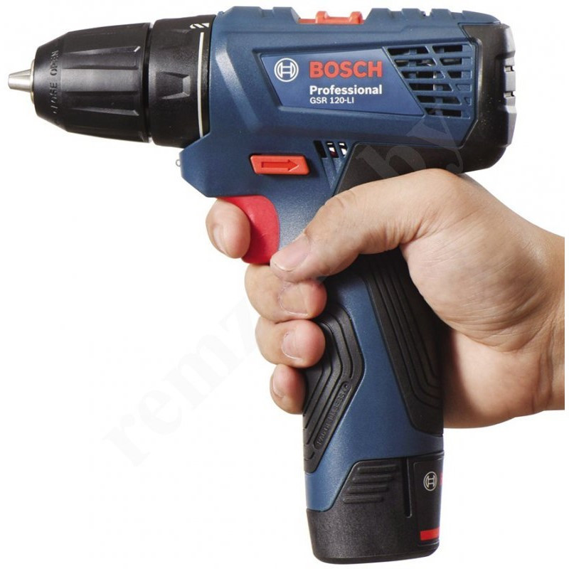 Дрель-шуруповерт Bosch GSR 120-LI Professional 06019G8004 (с 2-мя АКБ, кейс)