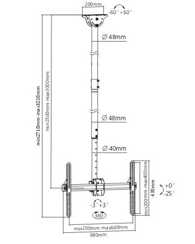 Кронштейн Arm Media LCD-3000 Кронштейн Arm Media LCD-3000