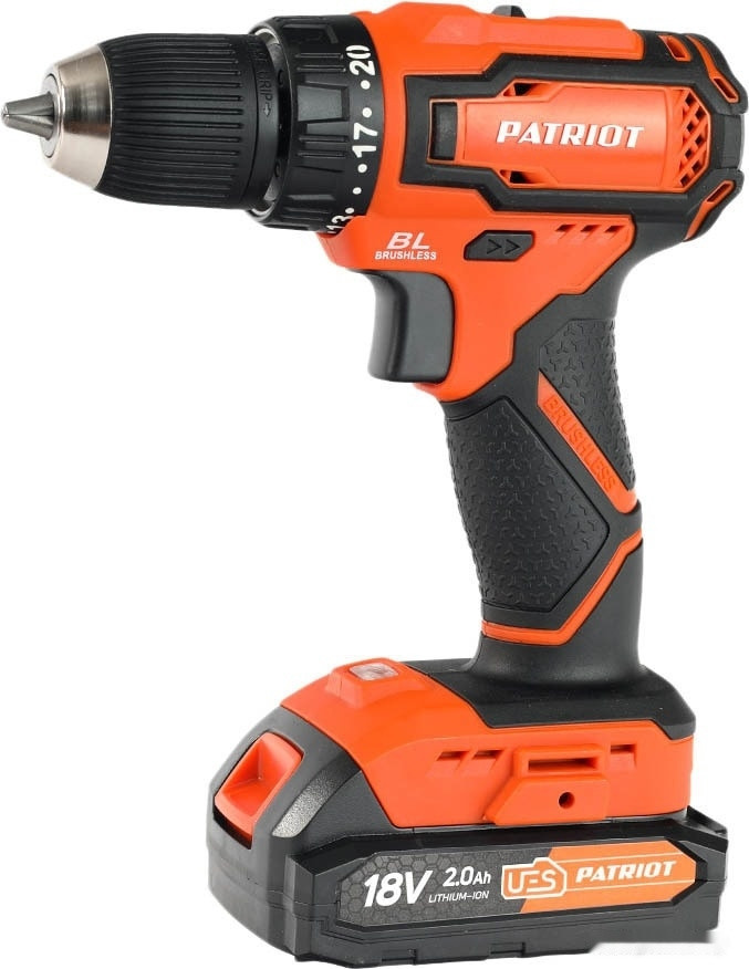 Дрель-шуруповерт Patriot BR 207UES 180301507 (с 2-мя АКБ, кейс)