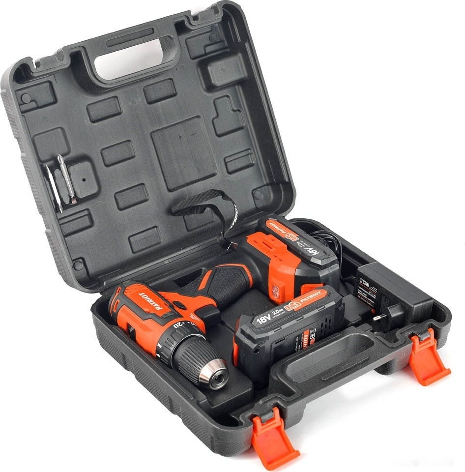 Дрель-шуруповерт Patriot BR 207UES 180301507 (с 2-мя АКБ, кейс)