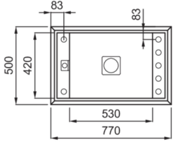 Кухонная мойка Elleci Value 130 G40 Nero Кухонная мойка Elleci Value 130 G40 Nero