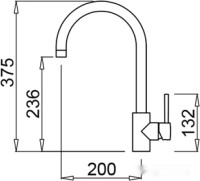 Смеситель Elleci Cloud G59 Antracite