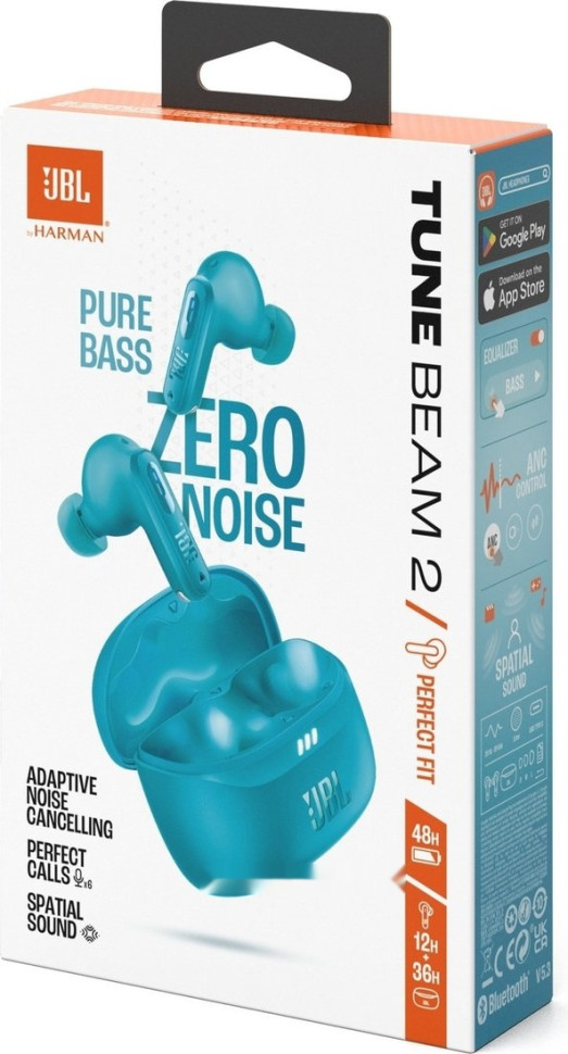 Наушники JBL Tune Beam 2 (темно-бирюзовый)