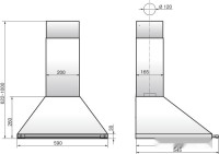 Вытяжка Elikor MR6634GR (206374)