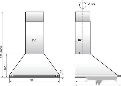 Вытяжка Elikor MR6634GR (206374) Вытяжка Elikor MR6634GR (206374)