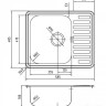 Кухонная мойка IDDIS Strit STR58PDi77 Кухонная мойка IDDIS Strit STR58PDi77