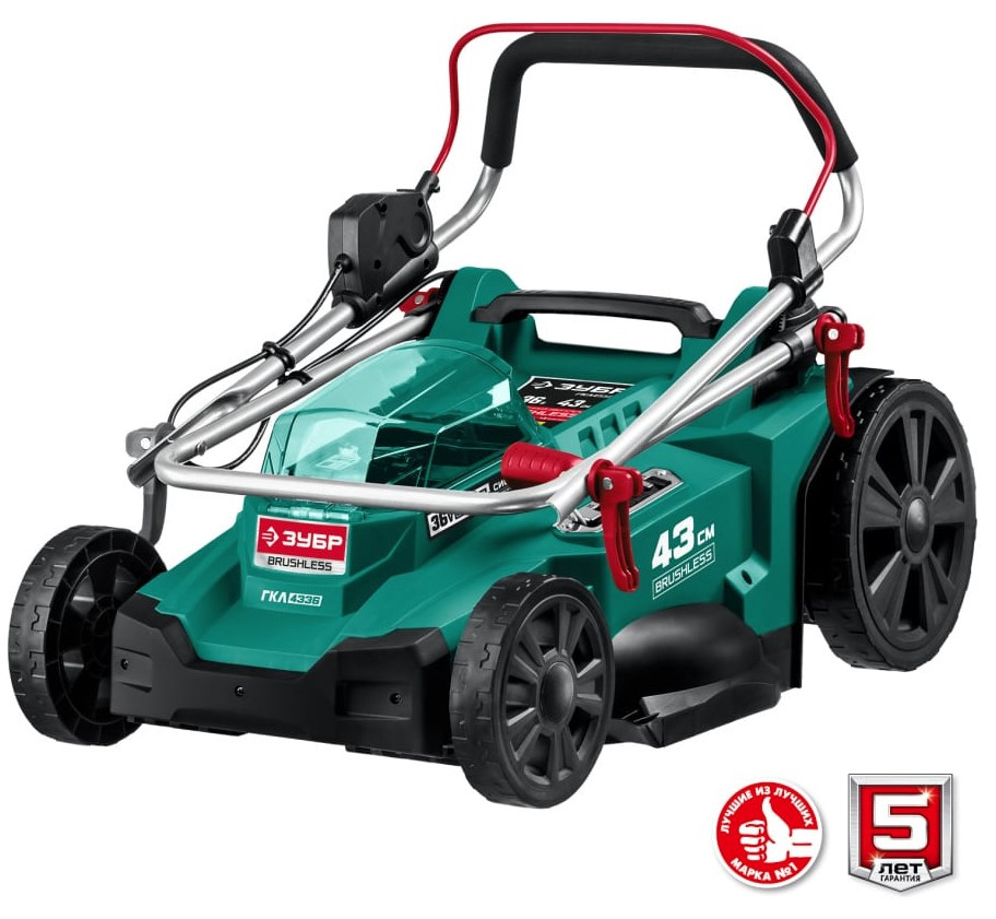 Аккумуляторная газонокосилка ЗУБР ГКЛ-4336 Аккумуляторная газонокосилка ЗУБР ГКЛ-4336