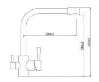 Смеситель Kaiser Merkur 26044-10 White