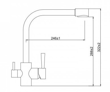 Смеситель Kaiser Merkur 26044-10 White