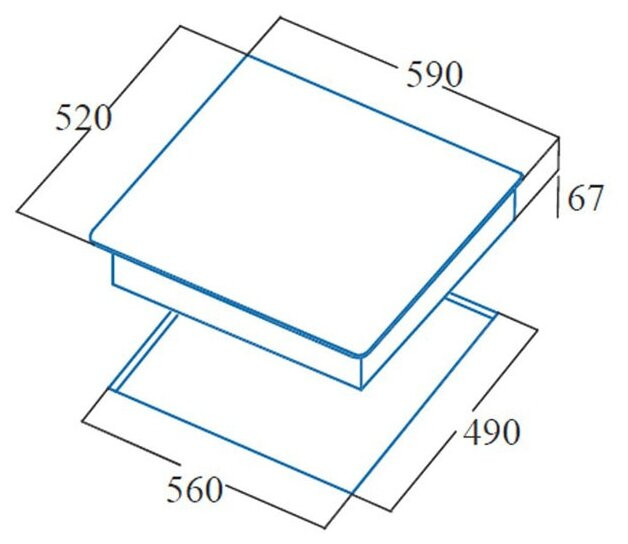 Варочная панель CATA TNG 6004 Варочная панель CATA TNG 6004