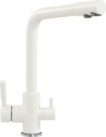 Смеситель Tolero Высокий Дуо (белый 923)