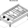 Варочная панель Korting HG 3712 CX Варочная панель Korting HG 3712 CX