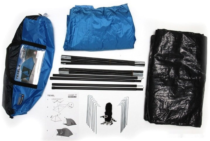 Палатка High Peak Texel 4 10179 (синий) Палатка High Peak Texel 4 10179 (синий)