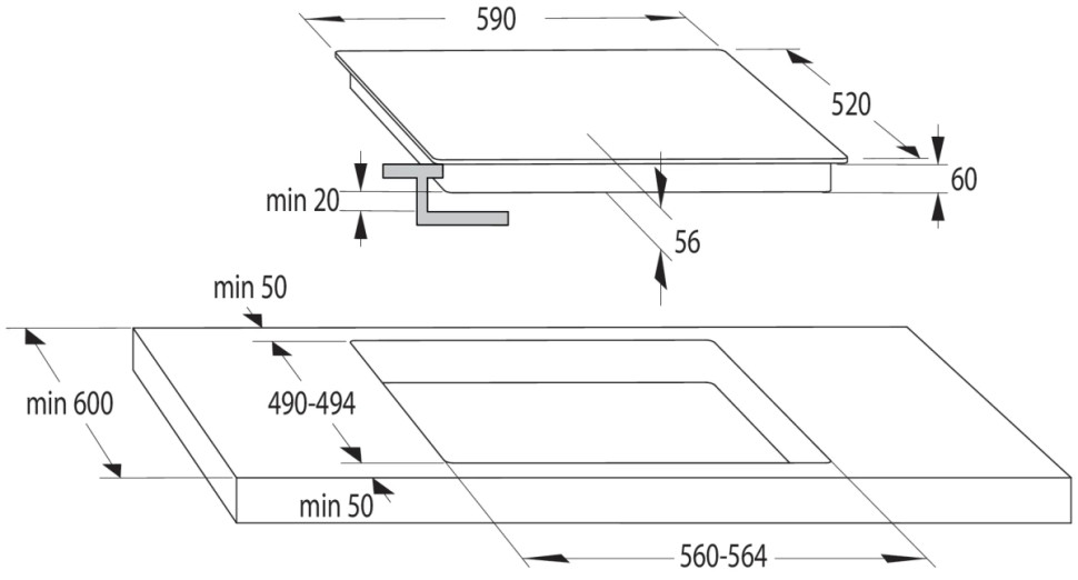 Варочная панель Gorenje ECT63ASC Варочная панель Gorenje ECT63ASC