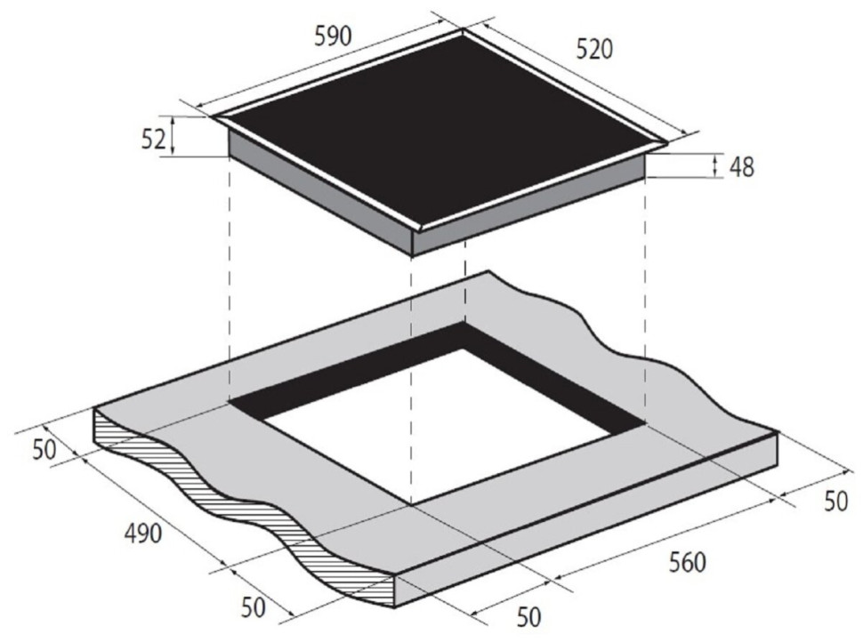 Варочная панель ZUGEL ZEH603FB Варочная панель ZUGEL ZEH603FB