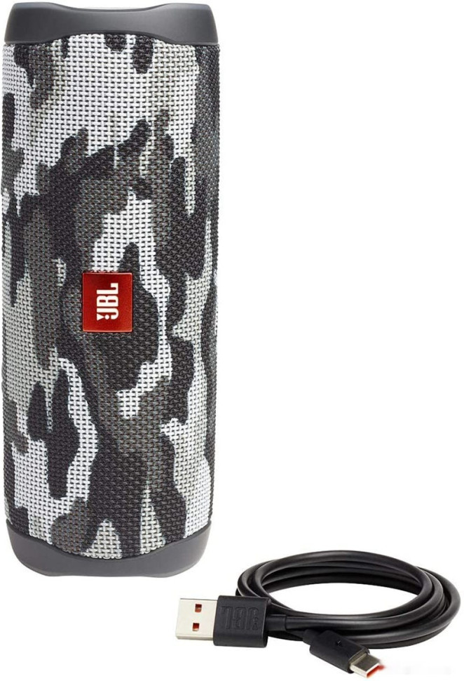 Портативная акустика JBL Flip 5 (черный камуфляж)