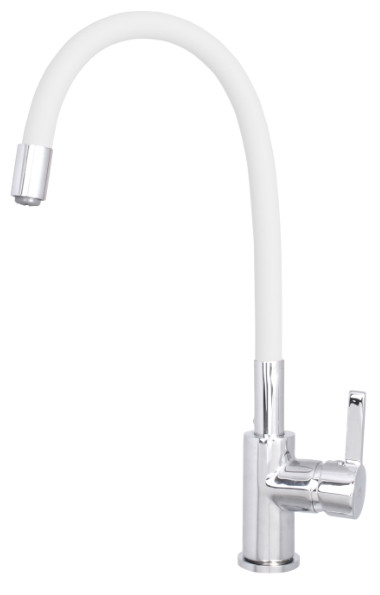 Смеситель Rubineta Flexy-33 (White-Chrome)