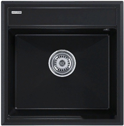 Кухонная мойка Paulmark Stepia-500 PM115051-BLM (черный металлик)
