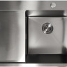 Кухонная мойка Stellar Decor S6550NB-R-D (нано черный)