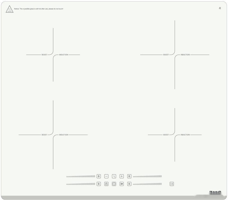 Варочная панель Zorg INO61 (белый)