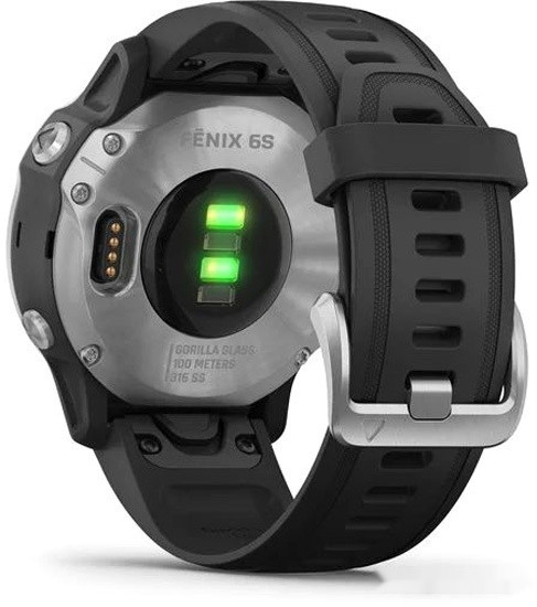 Умные часы Garmin Fenix 6s (серебристый/черный)